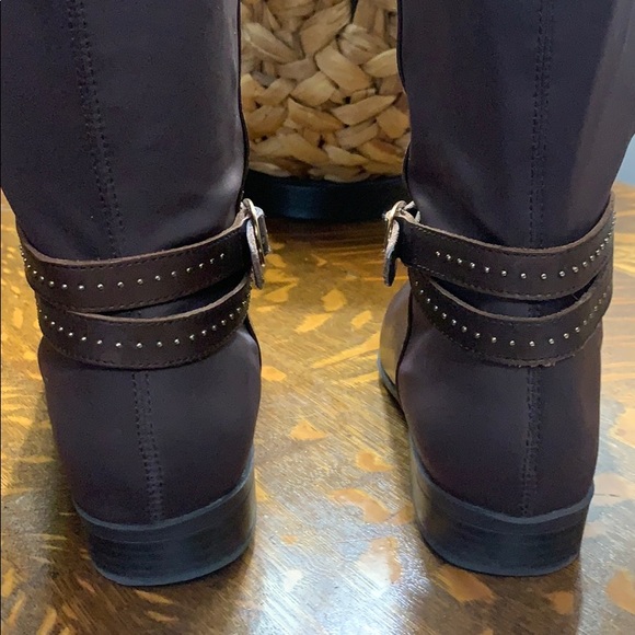 Bandolino brown Cassia boot leather and fabric - Picture 5 of 5